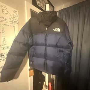 The North Face Navy and Black Puffer Jacket
